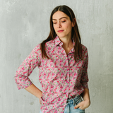 Camicia Liberty Poppy Forest fuxia