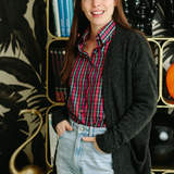 Camicia Donna in Cotone Tartan Casual-Chic
