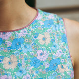 Abito tubino svasato in cotone Liberty® Meadow Song