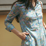 Abito Chemisier in Cotone Liberty® Meadow