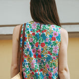 Abito tubino svasato in cotone Liberty® Clarabell