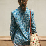 Camicia Liberty Emma and Georgina Blu