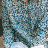 Camicia Liberty Emma and Georgina Blu
