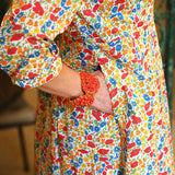 Chemisier Liberty Poppy Arancio