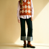 Camicia a righe rosa e bianche