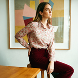 Camicia LIberty Poppy and Daisy Rosa