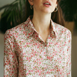 Camicia LIberty Poppy and Daisy Rosa